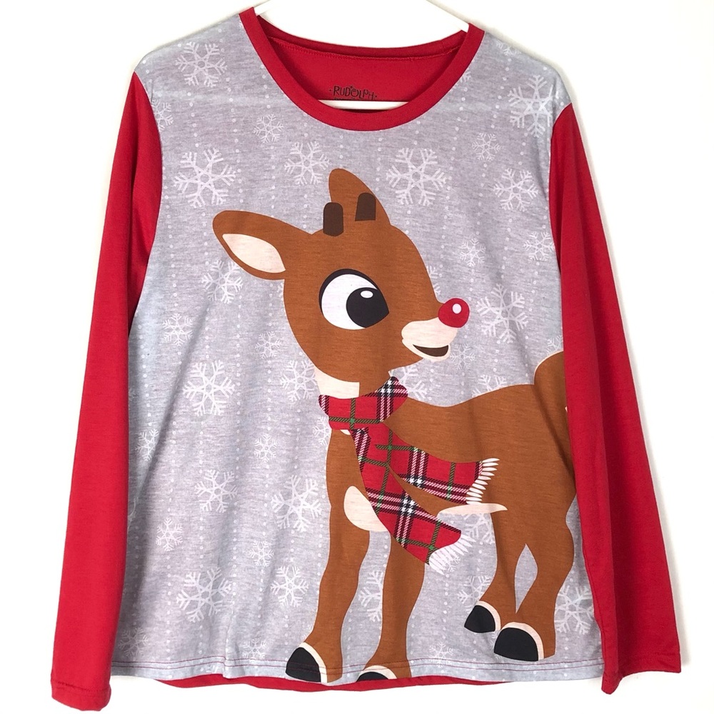 Briefly Stated Rudolph Red Nosed Reindeer pajama top